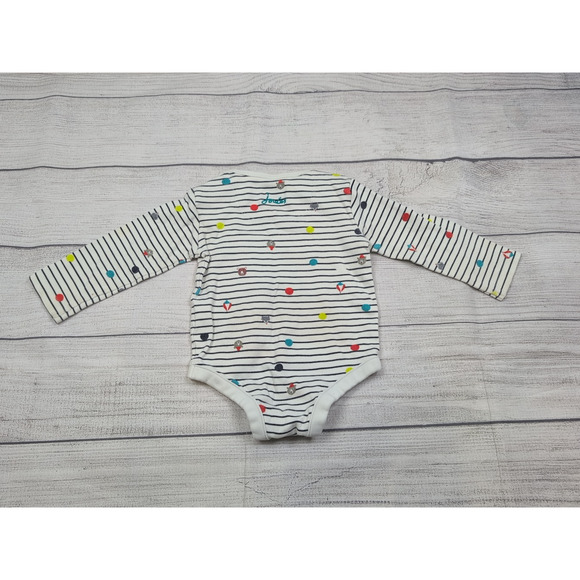 9/12m Joules Striped Bodysuit - Picture 4 of 6